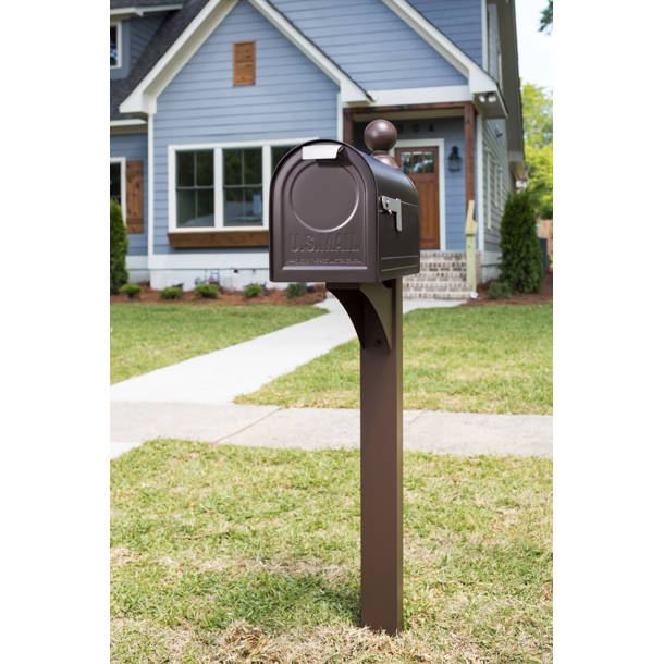 Gibraltar Mailboxes Steel Mailbox Mounting Board, Black & Reviews Wayfair